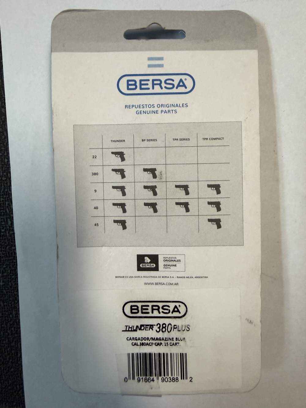 Bersa Thunder 380 Plus Magazine - .380ACP - 15 Rounds - Blue Steel-img-3