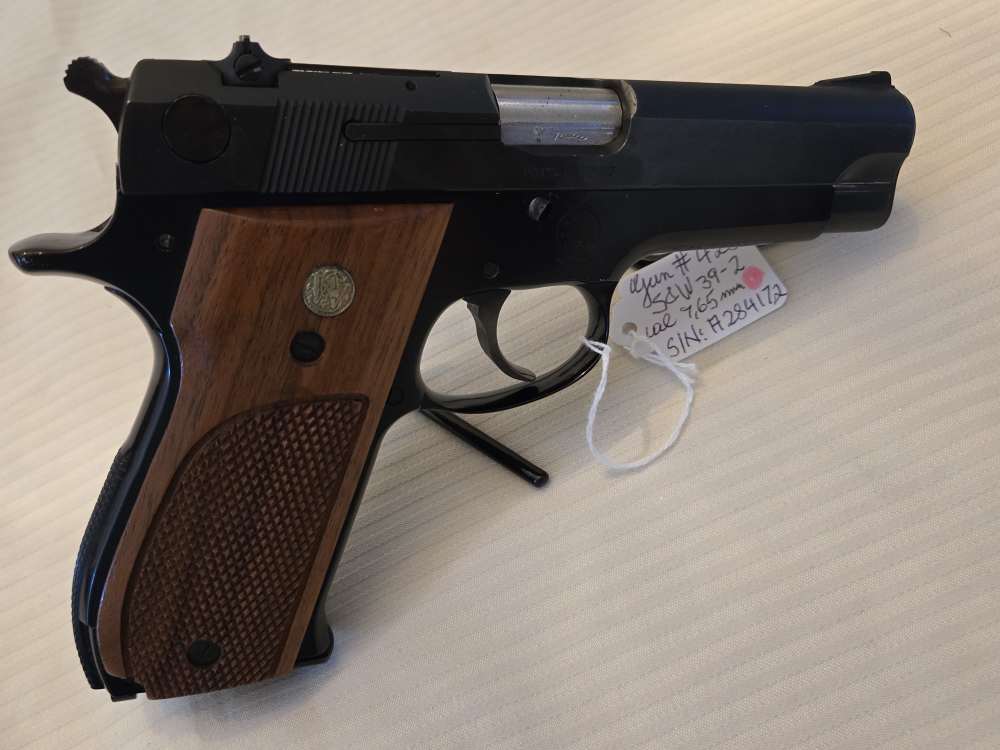 Extremely Rare .30Luger S&W Mod 39-2 Pistol, Adj Sight, only 500 made, 99% -img-20