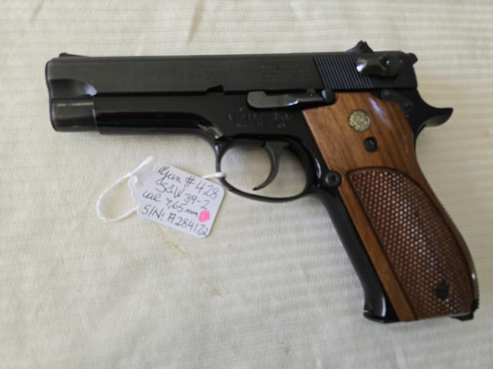 Extremely Rare .30Luger S&W Mod 39-2 Pistol, Adj Sight, only 500 made, 99% -img-26