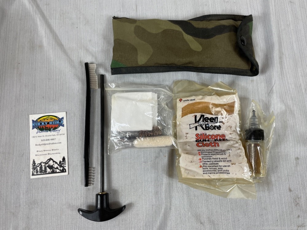 Camo Travel Pistol Cleaning Kit - Great for Range Bag! -img-2
