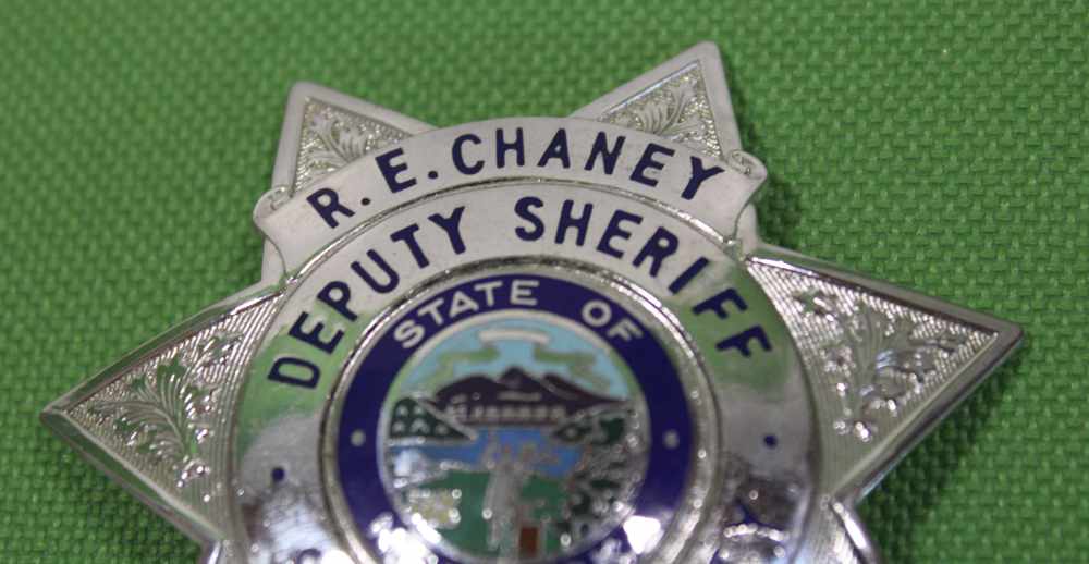Vintage Obsolete Sarpy County Nebraska Deputy Sheriff Badge w/ Name  J60-img-3