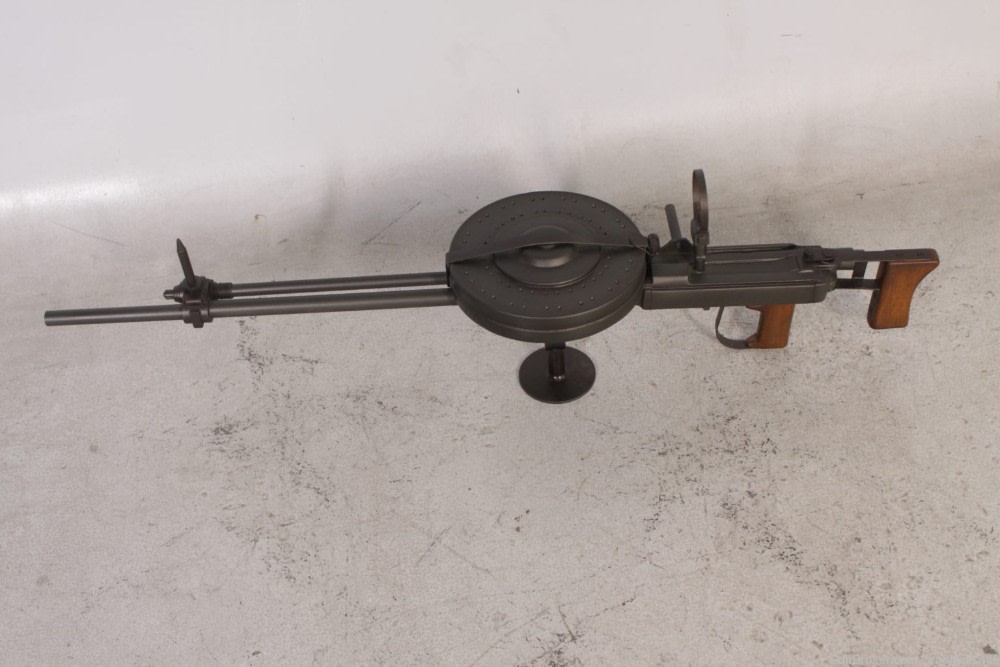 Japanese type 89 machine gun replica, resin, metal and wood non firing-img-1