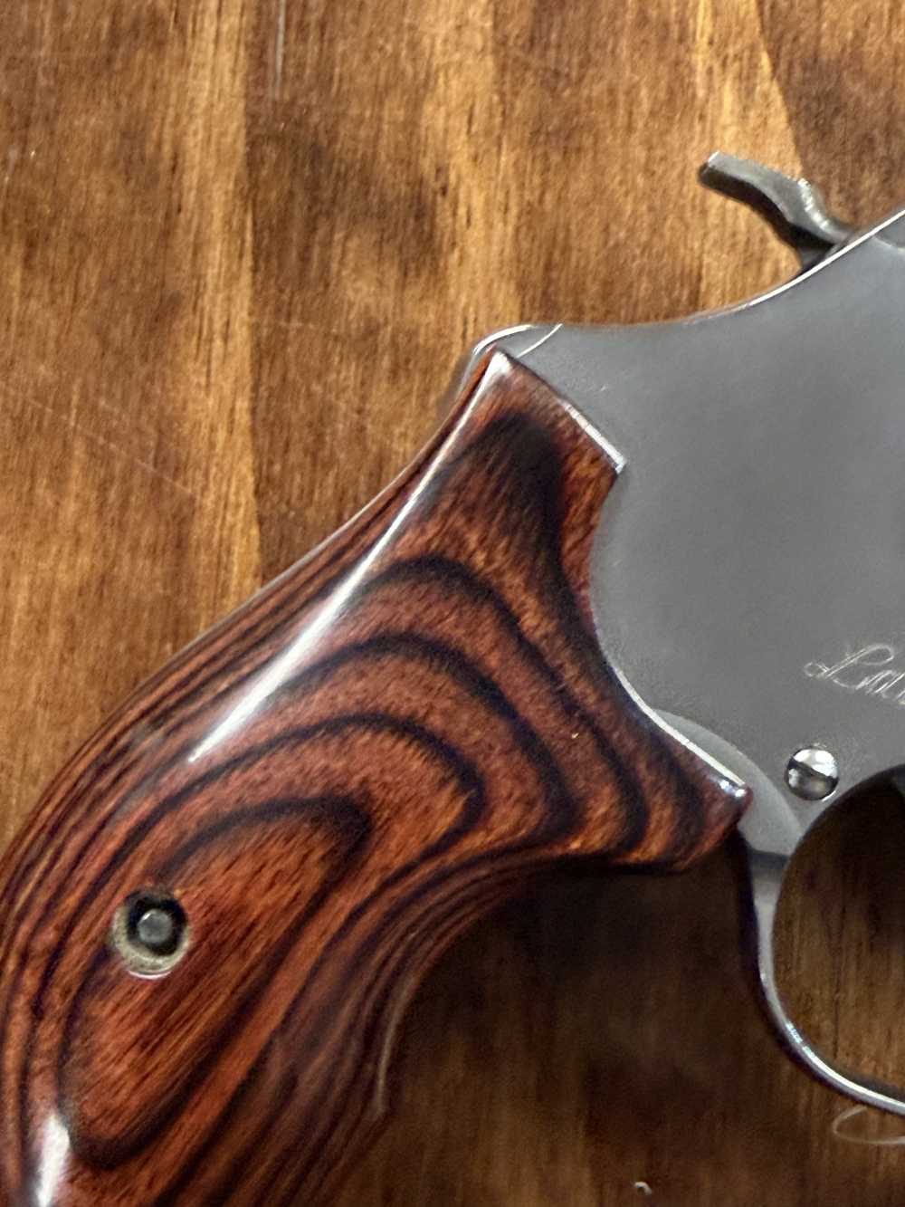 Preowned Smith & Wesson 60 LS Ladysmith Stainless Steel revolver wood grips-img-10