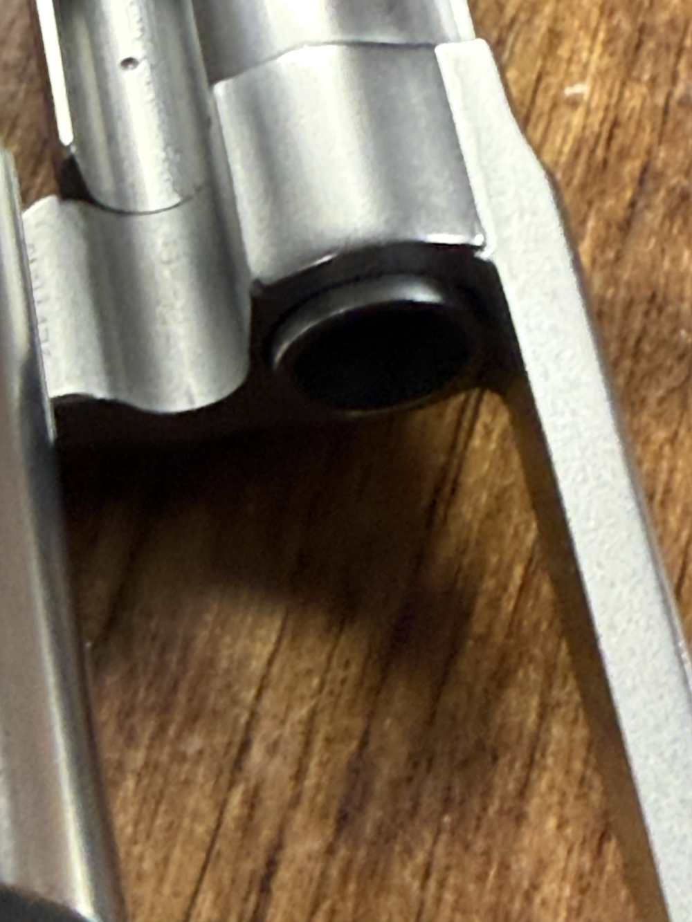 Preowned Smith & Wesson 60 LS Ladysmith Stainless Steel revolver wood grips-img-16