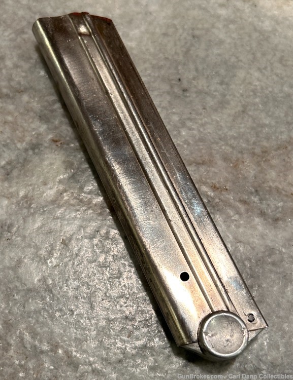 GERMAN LUGER P08 FACTORY MAGAZINE EAGLE 6 PROOF ALUMINUM S42 WWII 9MM-img-0