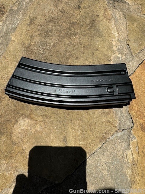 HECKLER & KOCH 30RD SA80 STEEL MARITIME MAGAZINE. 5.56 NATO. ULTRA RARE!-img-10