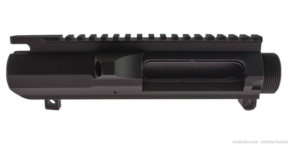 AR10 LR308 Stripped LOW PROFILE Billet Flat Top Upper Receiver USA Made -V2-img-1
