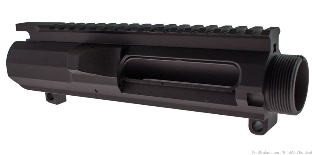 AR10 LR308 Stripped LOW PROFILE Billet Flat Top Upper Receiver USA Made -V2-img-0