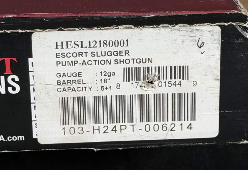 HATSAN 12ga Escort SLUGGER shotgun 18in PUMP-img-12