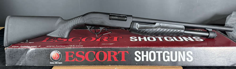 HATSAN 12ga Escort SLUGGER shotgun 18in PUMP-img-0