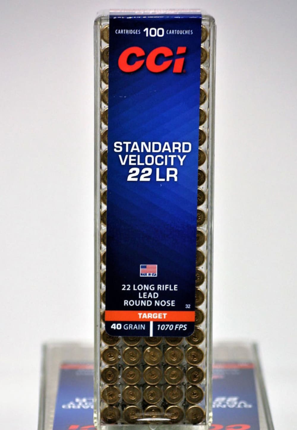 22 LR CCI Standard Velocity .22 Long Rifle 40 Gr Lead RN 100 RDS-img-2