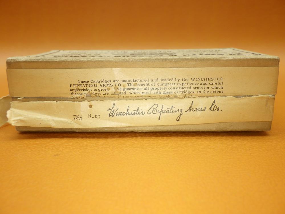 Box For Winchester .32 S&W 'Rifle' Ctg With Rare 'Lesmok Powder' Ca.1913-img-1