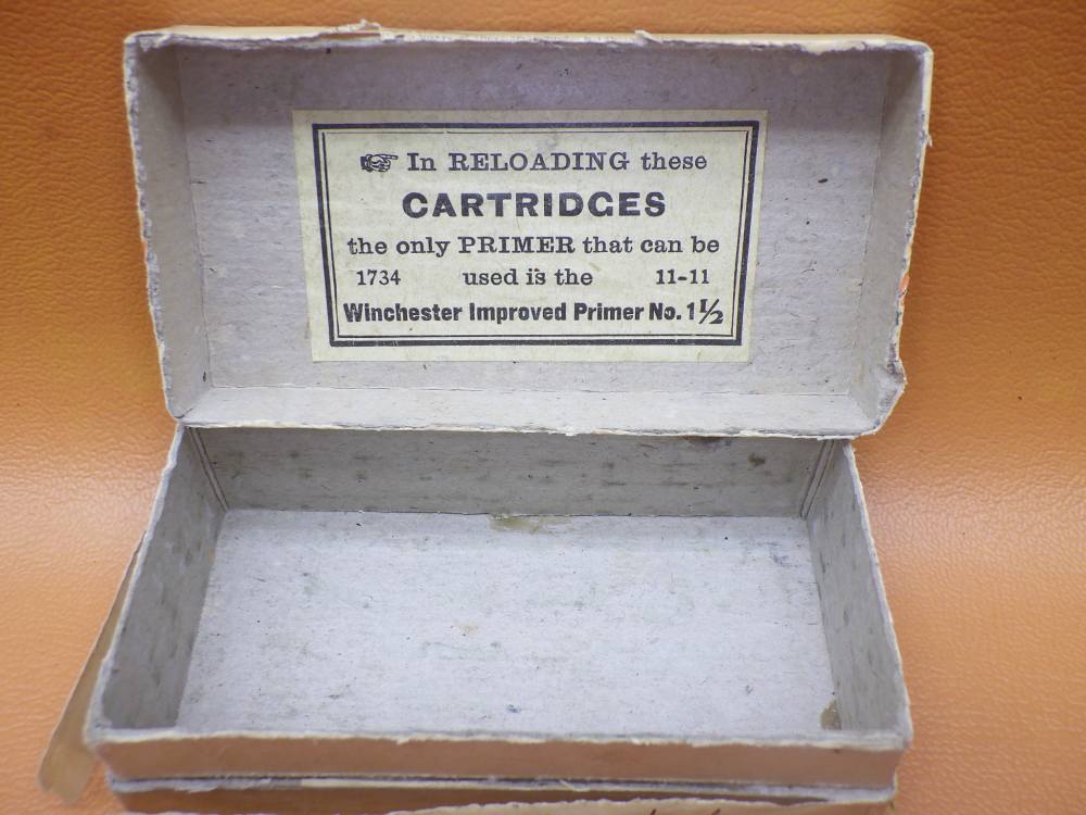 Box For Winchester .32 S&W 'Rifle' Ctg With Rare 'Lesmok Powder' Ca.1913-img-5