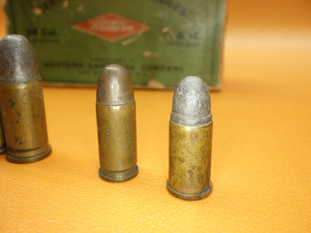 1920's Western Cartridge Co. .38Cal S&W Box w/8-Rnds & .32Auto/.32S&W-img-9