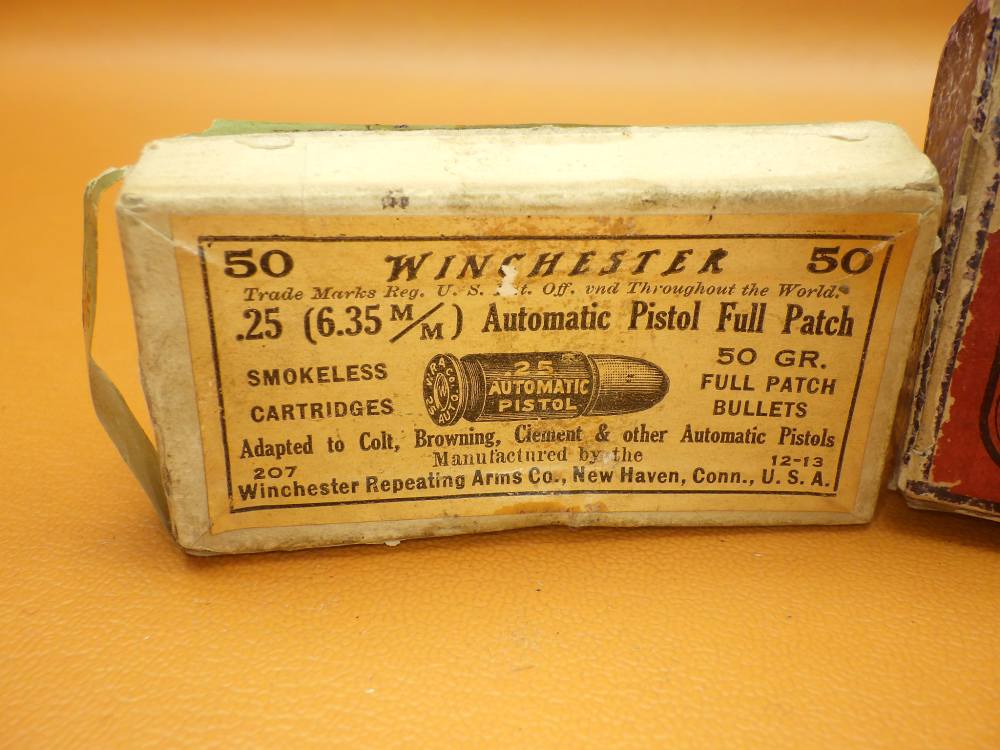 Two Collectible Ammo Boxes Eagle Metallic Cartridge Co.38S&W & Win .25ACP-img-3