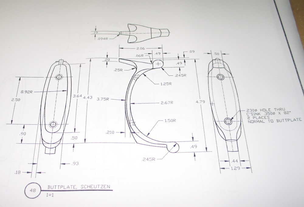 Marlin Ballard Single Shot Rifle Drawings, Blueprints!-img-2
