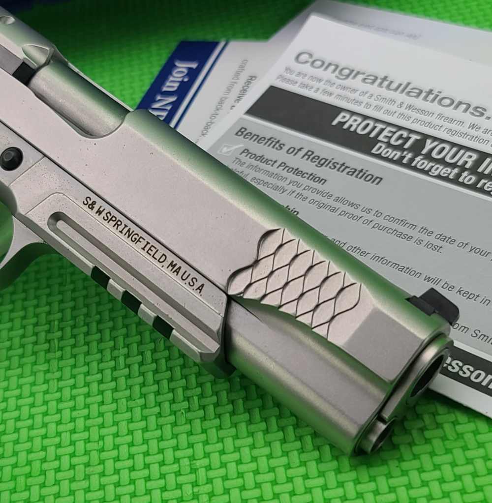 S&W SMITH & WESSON SW1911TA E-SERIES 45 ACP IN FACTORY BOX + ACCESSORY RAIL-img-9