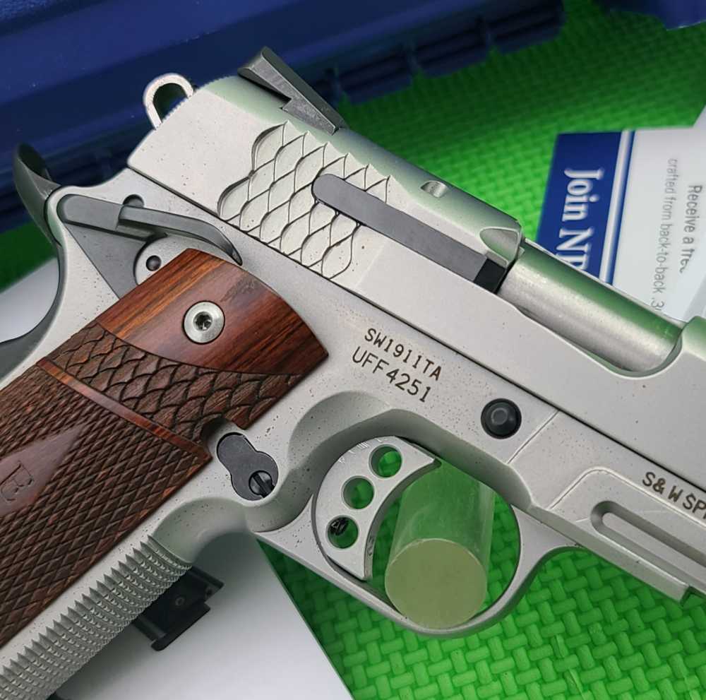 S&W SMITH & WESSON SW1911TA E-SERIES 45 ACP IN FACTORY BOX + ACCESSORY RAIL-img-10