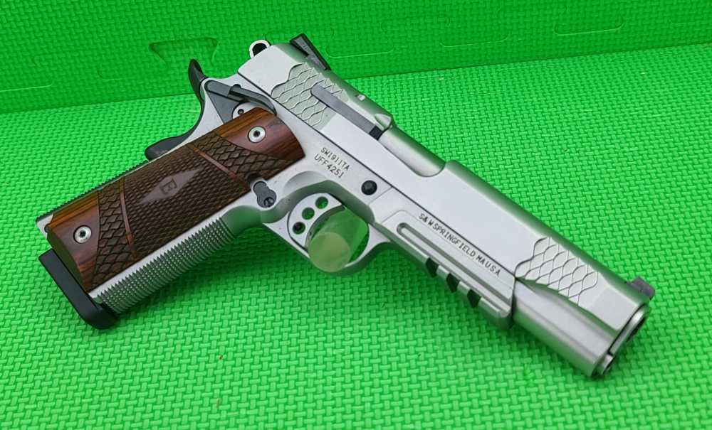 S&W SMITH & WESSON SW1911TA E-SERIES 45 ACP IN FACTORY BOX + ACCESSORY RAIL-img-13
