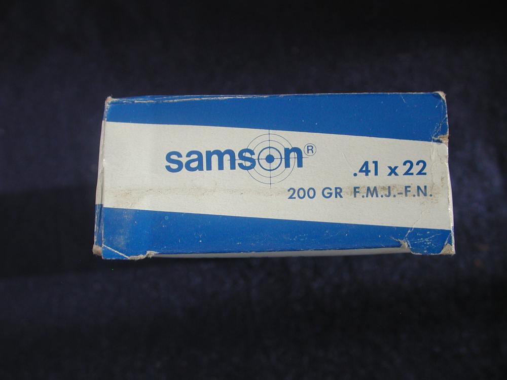 Original Box Sampson .41 Action Express AE A.E. 50 Rounds Full Power IMI-img-1
