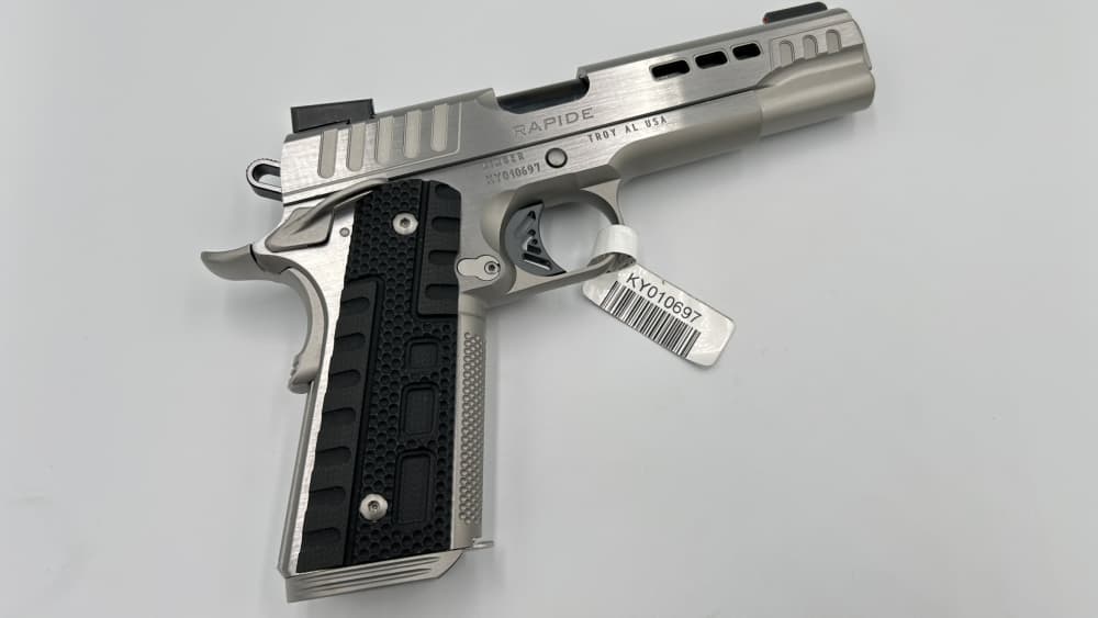 LNIB KIMBER RAPIDE (FROST) .45ACP SEMI AUTO 1911 STAINLESS ORIGINAL BOX/BAG-img-1
