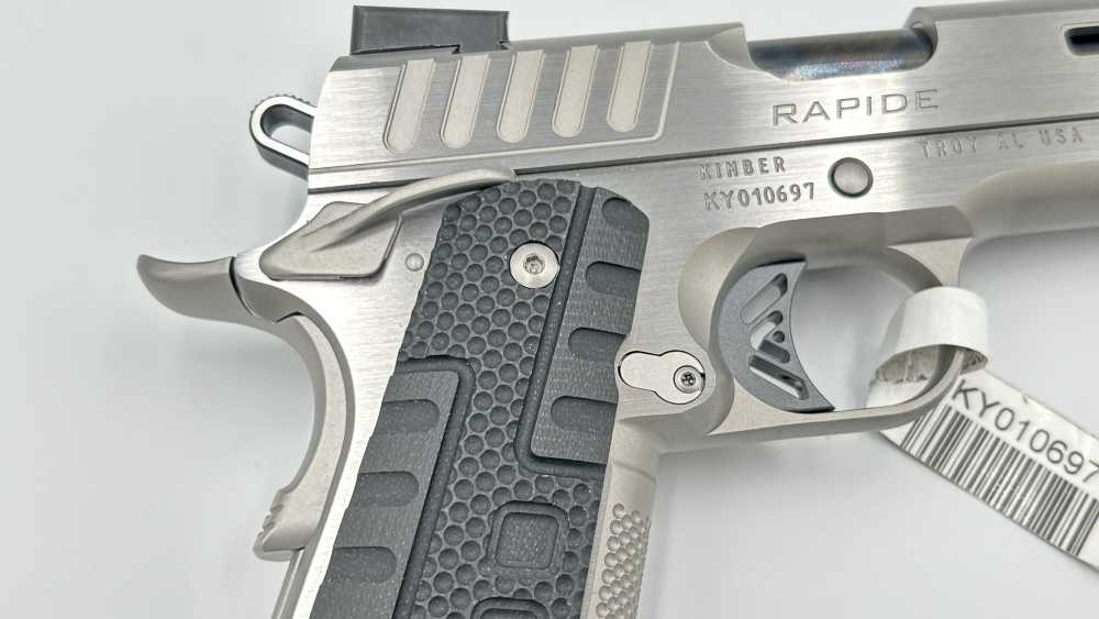 LNIB KIMBER RAPIDE (FROST) .45ACP SEMI AUTO 1911 STAINLESS ORIGINAL BOX/BAG-img-5