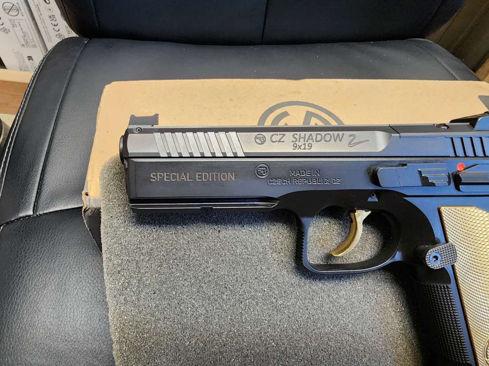 NEW! CZ-USA TALO LIMITED EDITION CZ 75 SHADOW 2 GOLD DIGGER 9MM 4.8" 1/1300-img-10