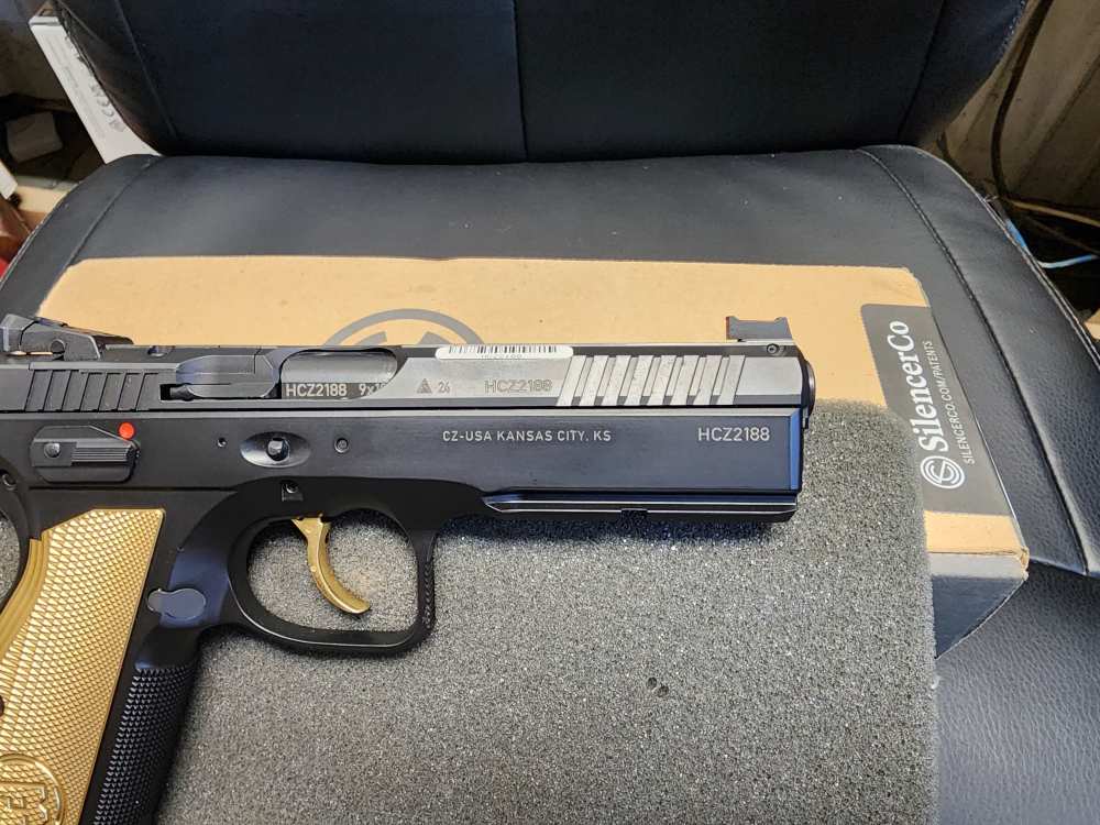 NEW! CZ-USA TALO LIMITED EDITION CZ 75 SHADOW 2 GOLD DIGGER 9MM 4.8" 1/1300-img-6