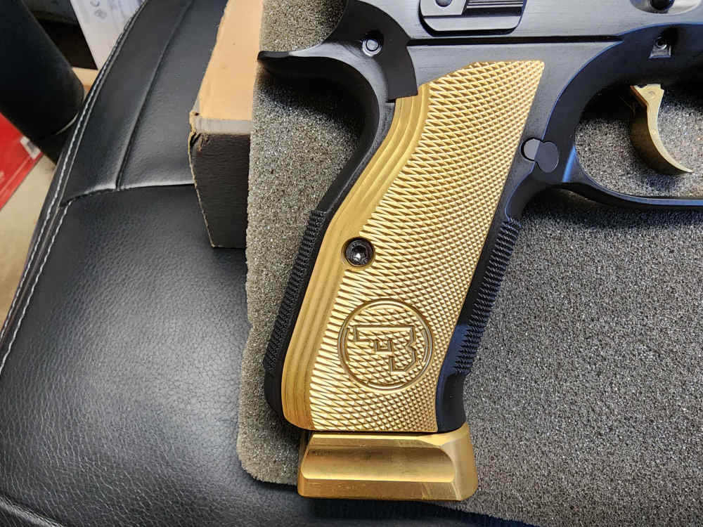 NEW! CZ-USA TALO LIMITED EDITION CZ 75 SHADOW 2 GOLD DIGGER 9MM 4.8" 1/1300-img-4