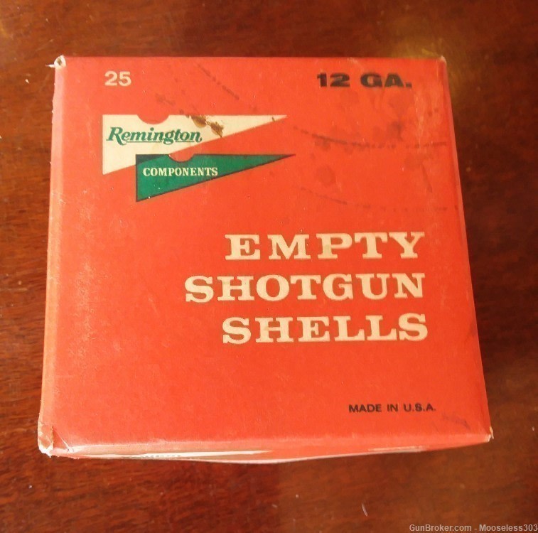 Red Remington Peters 12 Gauge 2.75" Hulls NIB AND Original Box  25 Count-img-2