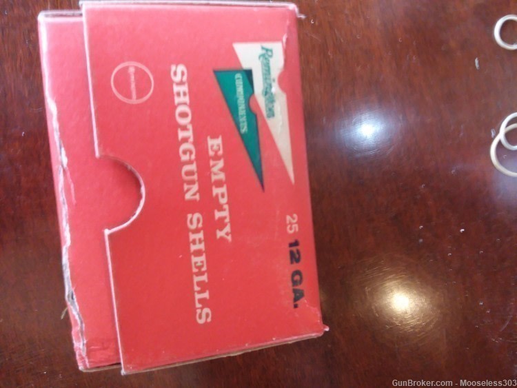 Red Remington Peters 12 Gauge 2.75" Hulls NIB AND Original Box  25 Count-img-9