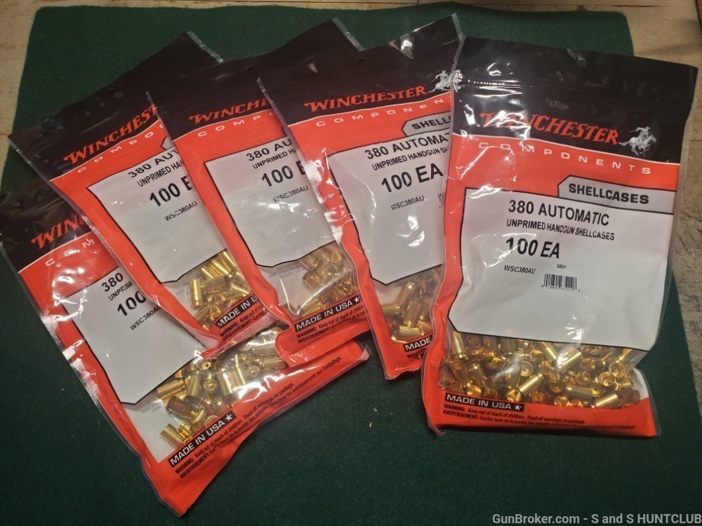 380 Automatic ACP Auto Reloading Brass 500 Kimber Micro Sig Sauer P238 P365-img-1