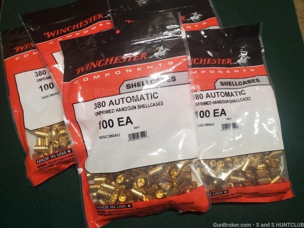 380 Automatic ACP Auto Reloading Brass 500 Kimber Micro Sig Sauer P238 P365-img-0