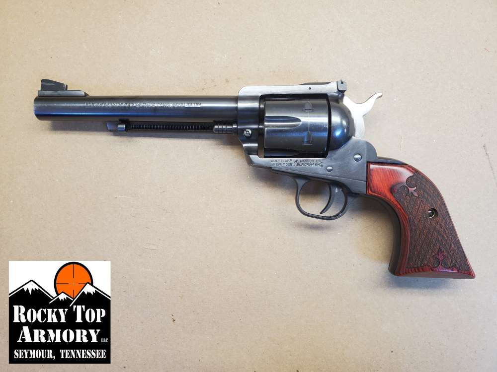 RUGER NEW MODEL BLACKHAWK .41 MAG 6.5" BLUED NO BOX-img-0