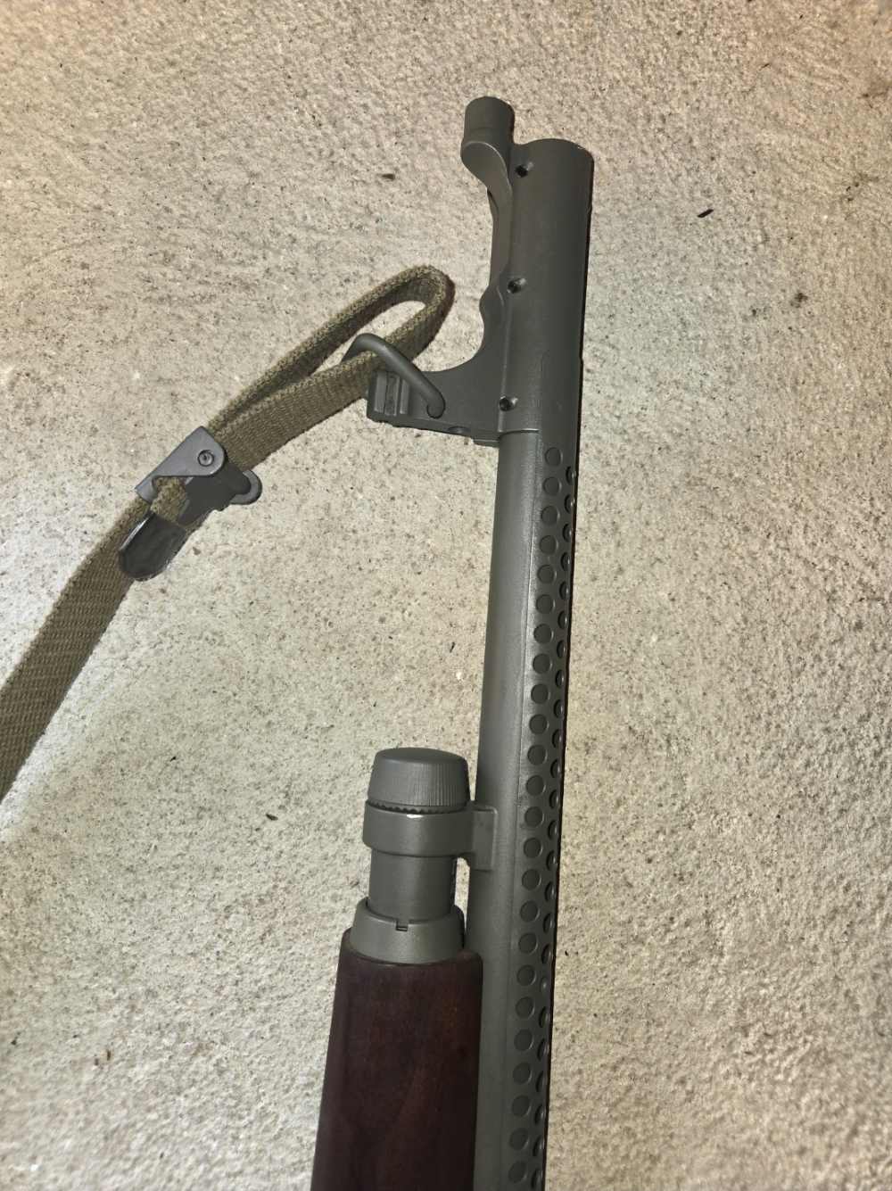 Winchester model 1200 trench gun heat shield bayonet lug parkerized vietnam-img-8