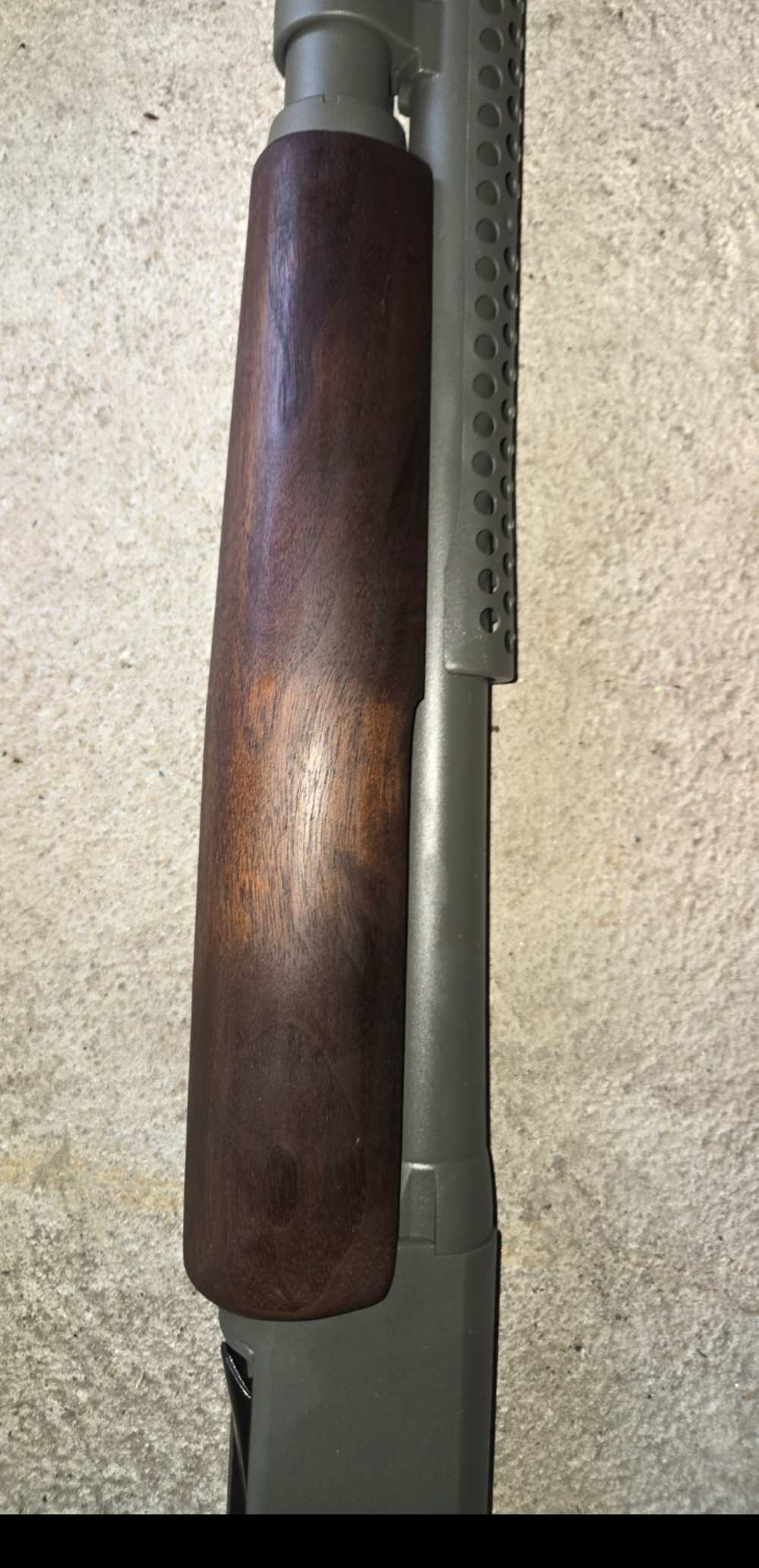 Winchester model 1200 trench gun heat shield bayonet lug parkerized vietnam-img-11