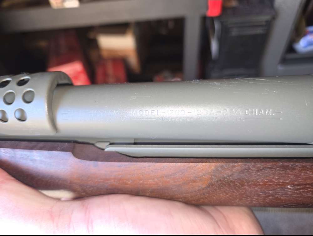 Winchester model 1200 trench gun heat shield bayonet lug parkerized vietnam-img-9
