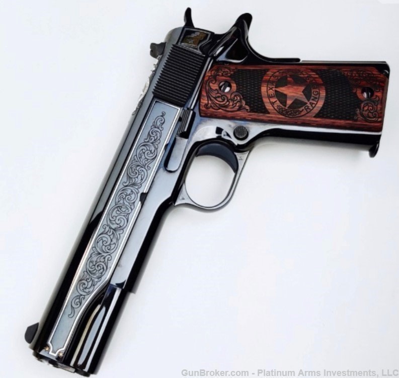 2 Sequential SN COLT 1911 200TH ANNIVERSARY TEXAS RANGERS 1 OF 500 RARE NIB-img-2