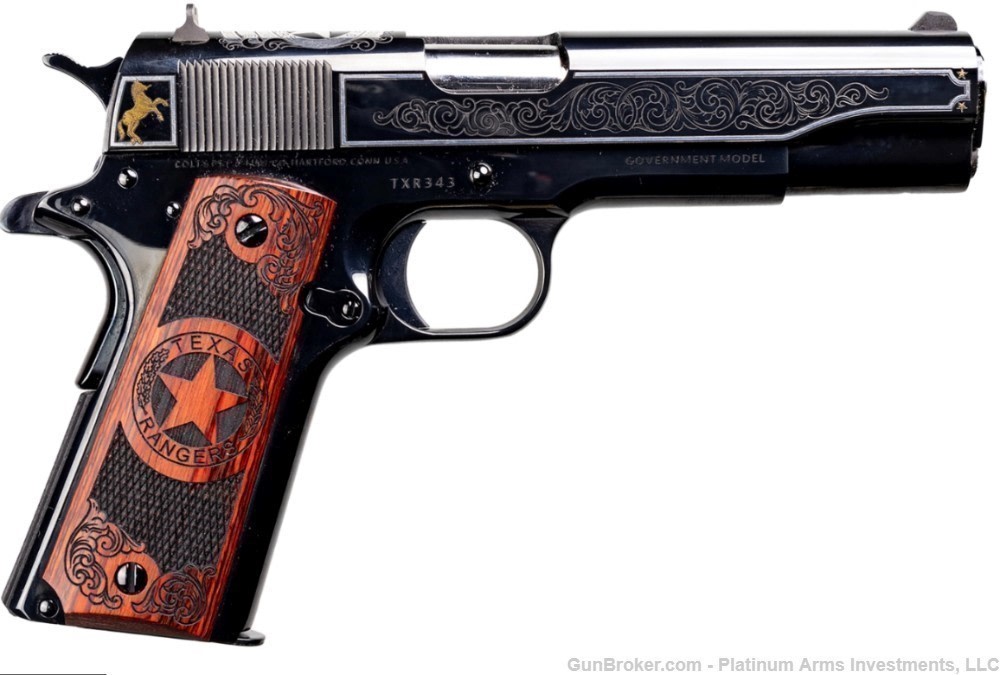 2 Sequential SN COLT 1911 200TH ANNIVERSARY TEXAS RANGERS 1 OF 500 RARE NIB-img-3