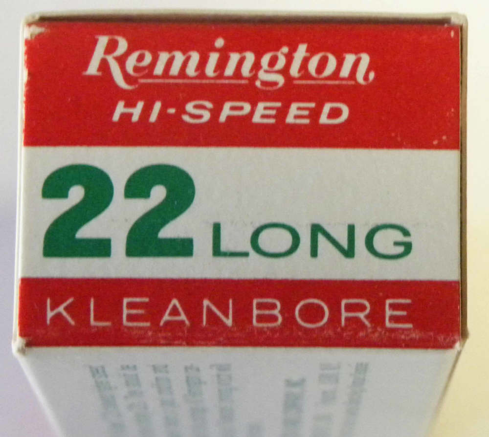 Full & Correct 50 Ct Red White Vintage Box Remington Hi Speed 22 Long Ammo -img-1