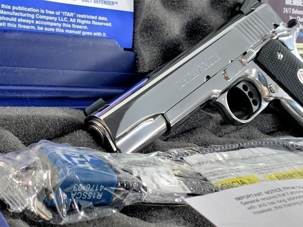 Ultra Rare Colt Delta Elite 10mm Custom Mirror Bright Polished Finish OG -img-1