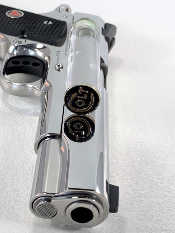 Ultra Rare Colt Delta Elite 10mm Custom Mirror Bright Polished Finish OG -img-2