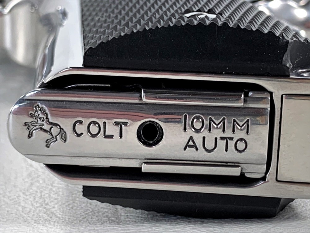 Ultra Rare Colt Delta Elite 10mm Custom Mirror Bright Polished Finish OG -img-8