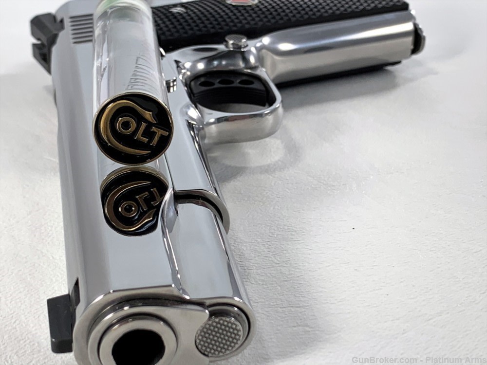Ultra Rare Colt Delta Elite 10mm Custom Mirror Bright Polished Finish OG -img-10