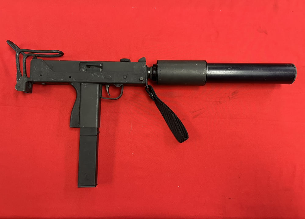 SWD M11 transferable sub-machine gun & suppressor 2 stamp gun-img-2