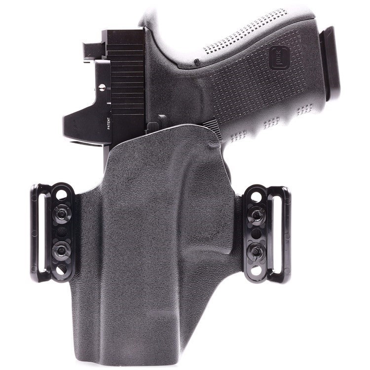 OWB Holster fits: Glock 19 19X 32 45 Black / Ambidextrous (Either RH or LH)-img-1