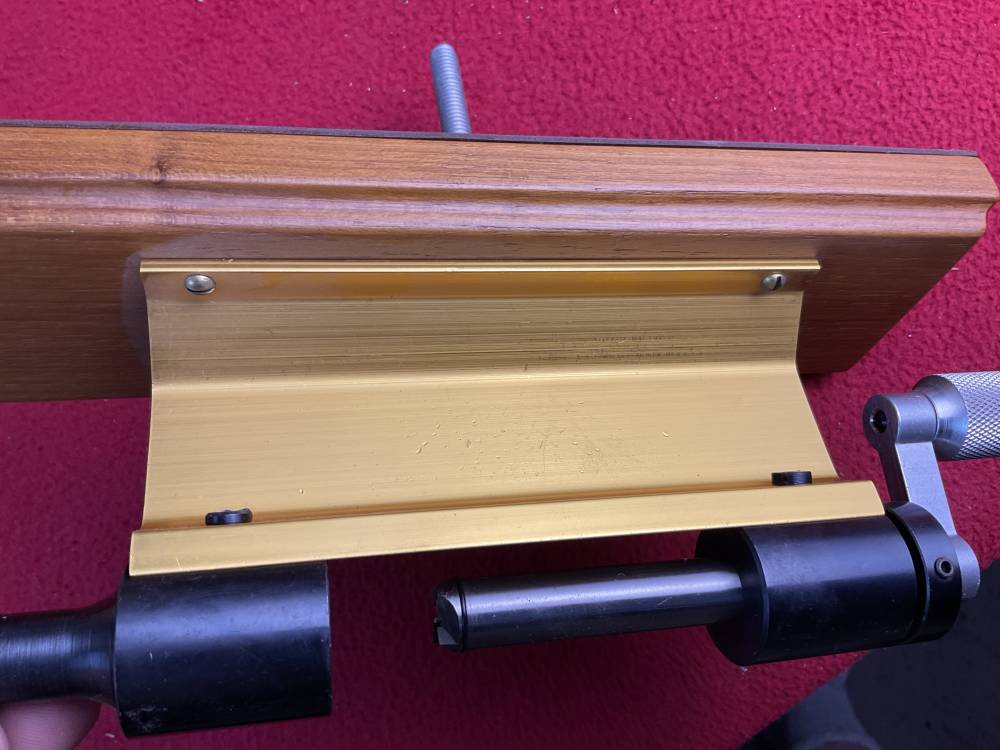 Vintage forster reloading ammunition case trimmer + extra BASE NEW box ammo-img-10