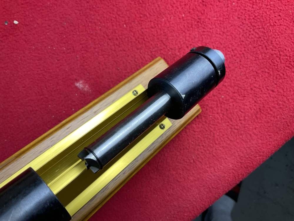 Vintage forster reloading ammunition case trimmer + extra BASE NEW box ammo-img-9