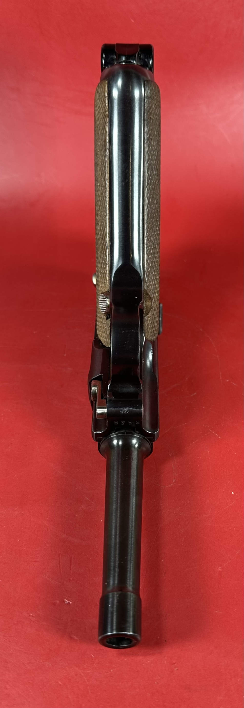 1937 Mauser P08 Luger Banner. 9mm. Holster 2 Mags Rare. Excellent Condition-img-9