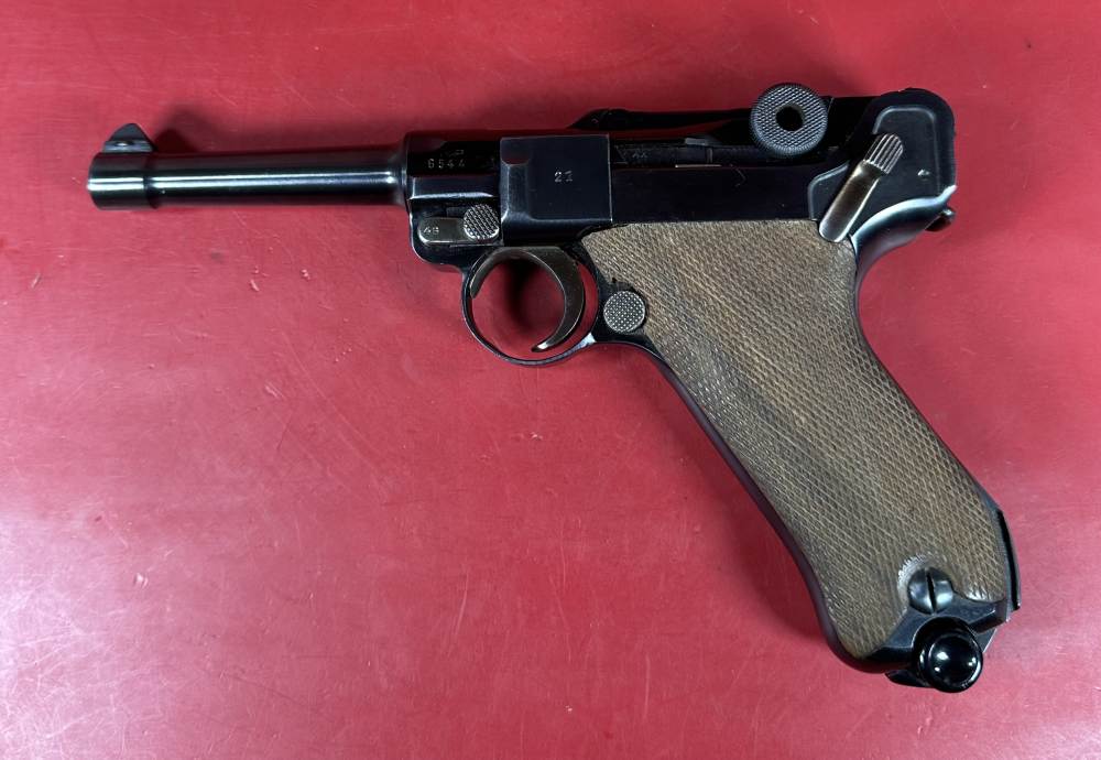 1937 Mauser P08 Luger Banner. 9mm. Holster 2 Mags Rare. Excellent Condition-img-12